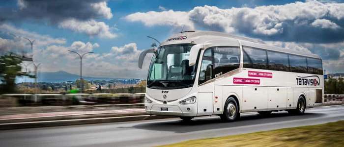 Bustransfer Flughafen Fiumicino Rom Termini mit WLAN