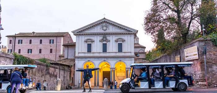 Rom: Katakomben und Via Appia Golf Cart Kleingruppentour