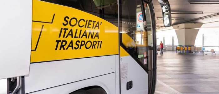 Flughafenbus Fiumicino–Termini mit WLAN an Bord