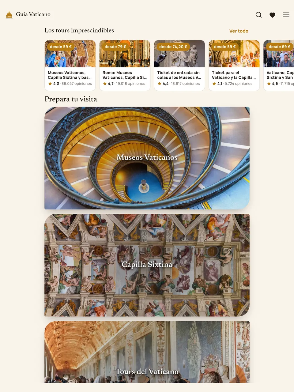 La guía del Vaticano en iPad