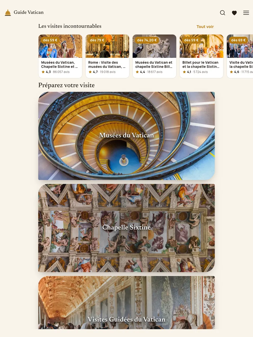 Le guide du Vatican sur iPad